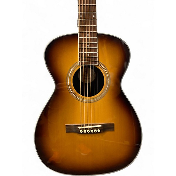 Used Guild m-260E DELUX 2 Color Sunburst Acoustic Electric Guitar