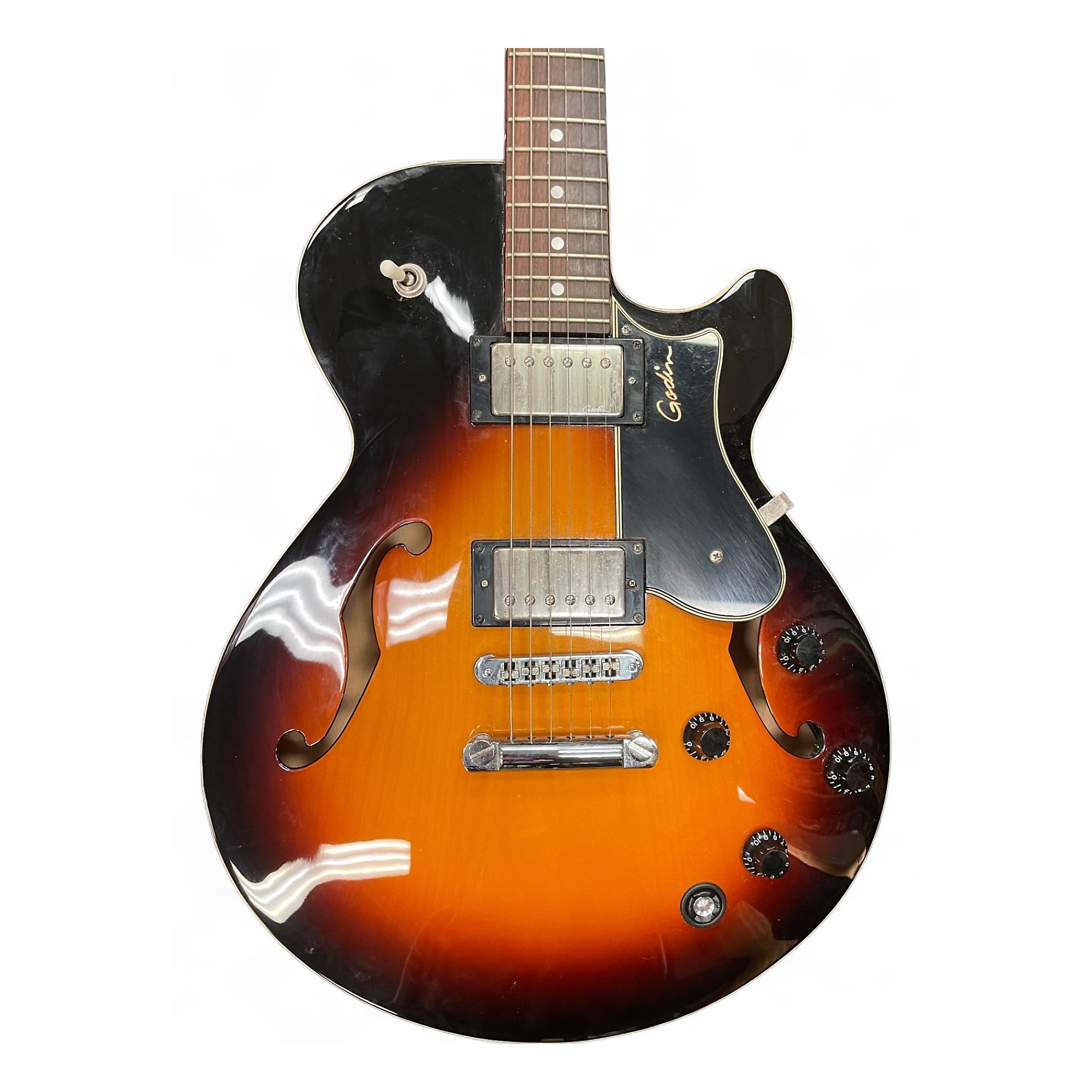 Used Godin Used Godin MONTREAL PREMIERE T 3 Tone Sunburst Used Godin Used Godin MONTREAL PREMIERE T 3 Tone Sunburst