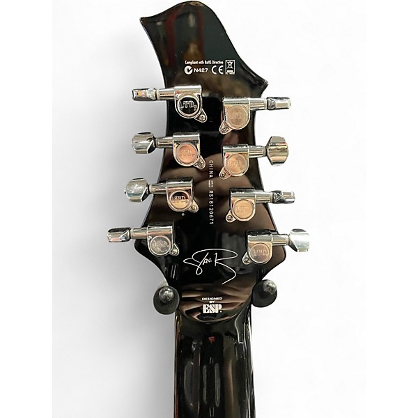 Used ESP LTD JR-208 Javier Reyes Black Solid Body Electric Guitar