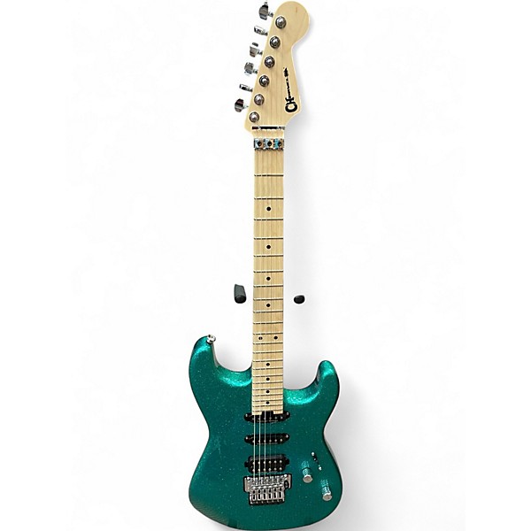 Used Schecter Guitar Research BANSHEE GT FR Turquoise Solid Body Electric Guitar