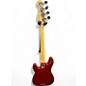 Used 2003 Fender American Precision Bass Chrome Red Electric Bass Guitar