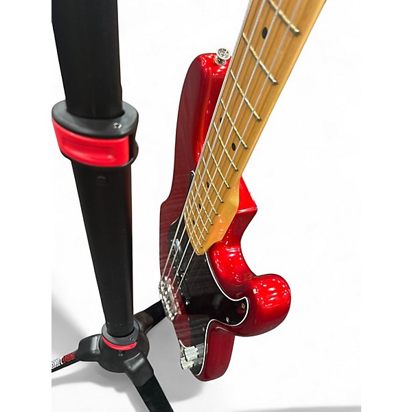 Used 2003 Fender American Precision Bass Chrome Red Electric Bass Guitar