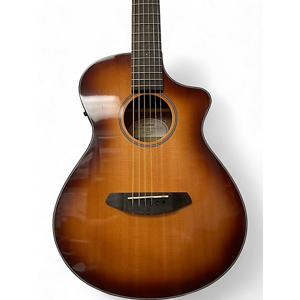 Used Breedlove Discovery Companion Sunburst Acoustic Electric Guitar
