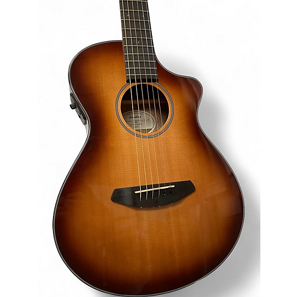 Used Breedlove Discovery Companion Sunburst Acoustic Electric Guitar