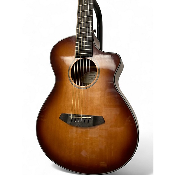 Used Breedlove Discovery Companion Sunburst Acoustic Electric Guitar