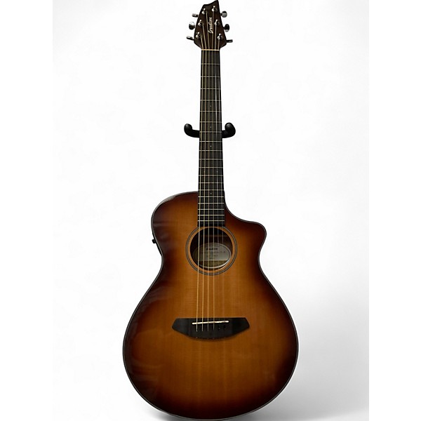 Used Breedlove Discovery Companion Sunburst Acoustic Electric Guitar