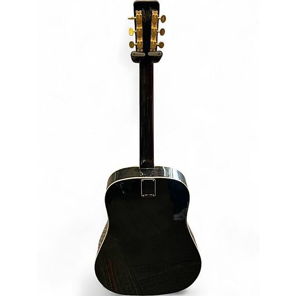 Used 1970s Conrad 40210 Black Acoustic Guitar