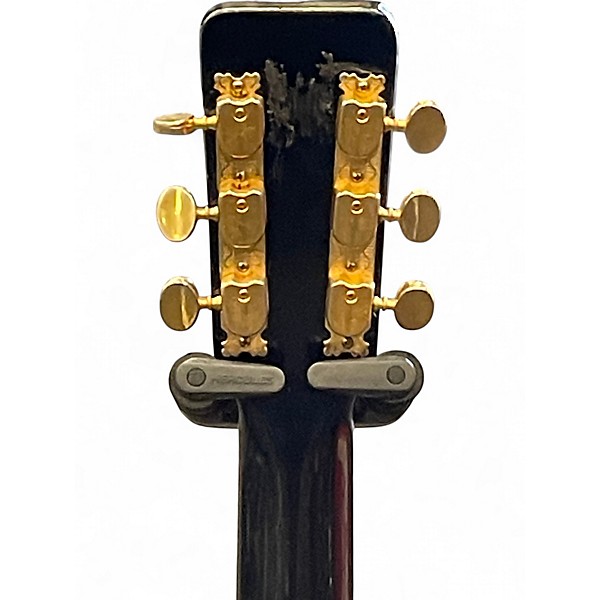 Used 1970s Conrad 40210 Black Acoustic Guitar