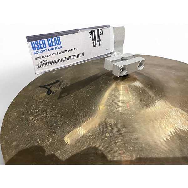Used Zildjian 12in A Custom Splash Cymbal