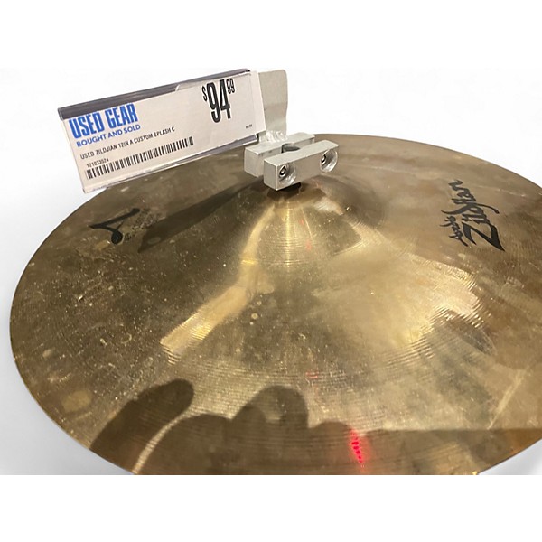 Used Zildjian 12in A Custom Splash Cymbal