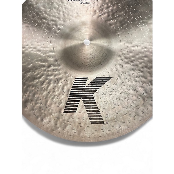 Used Zildjian 18in K Custom Dark Crash Cymbal