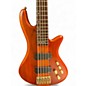 Used Schecter Guitar Research Stiletto Studio 5 String Satin Honey Electric Bass Guitar