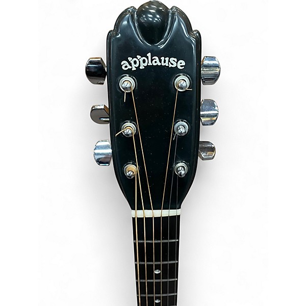 Used Ovation Appaluse Black Acoustic Electric Guitar