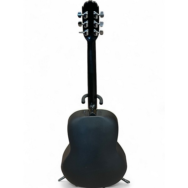 Used Ovation Appaluse Black Acoustic Electric Guitar