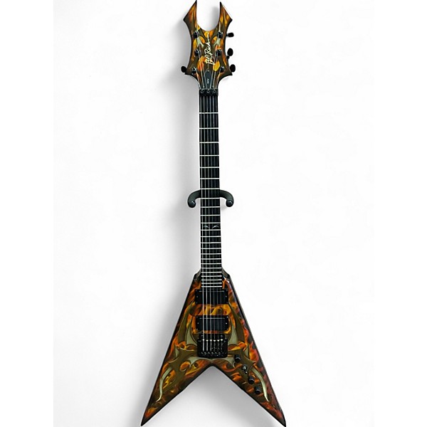 Used B.C. Rich KKV TRIBAL FLAME Solid Body Electric Guitar