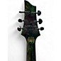 Used Schecter Guitar Research C1 SILVER MOUNTAIN SPECKLED GREEN Solid Body Electric Guitar