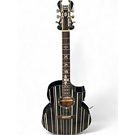 Used Schecter Guitar Research SYN AC GA SC PIN STRIPE Acoustic Electric Guitar