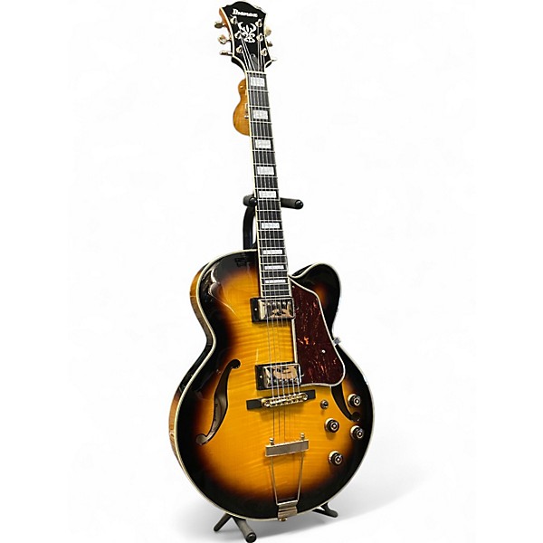 Used Ibanez AF95 Sunburst Hollow Body Electric Guitar