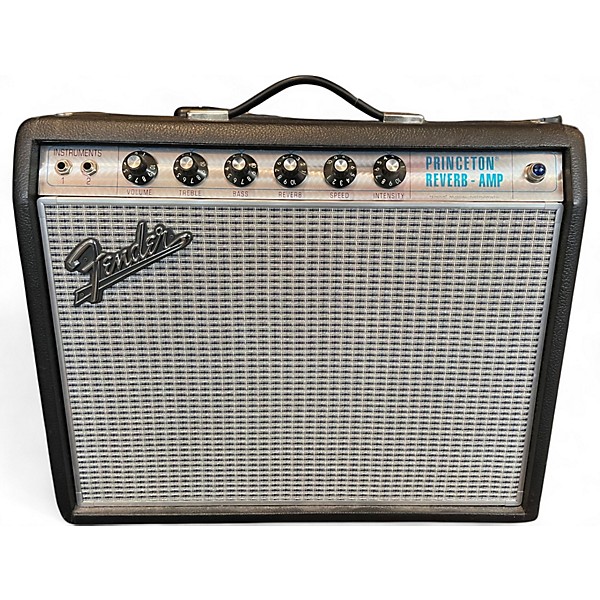 Used Fender 1968 Custom Princeton Reverb 12W 1x10 Tube Guitar Combo Amp,Specials : American Fashion Style Bags On Sale