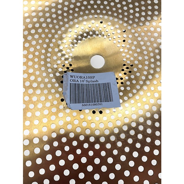 Used Wuhan Cymbals & Gongs 10in Ora Splash Cymbal