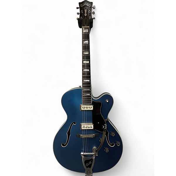 Used Guild X175B SPCII Midnight Blue Hollow Body Electric