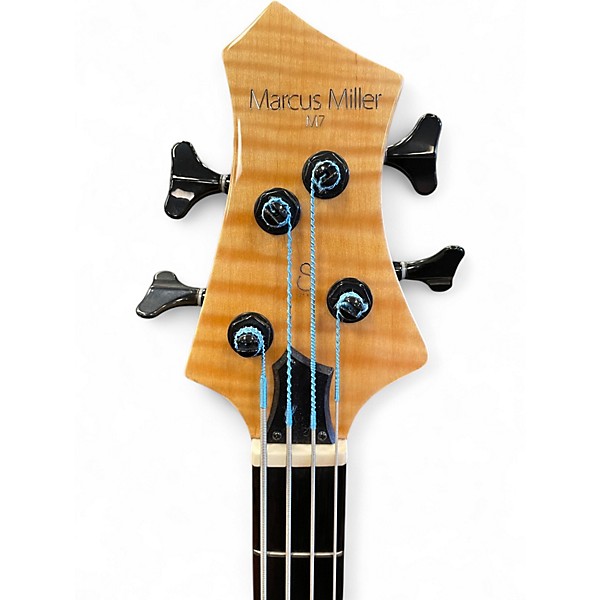 Used Sire Marcus Miller M7 Swamp Ash 5 String Natural Electric Bass Guitar