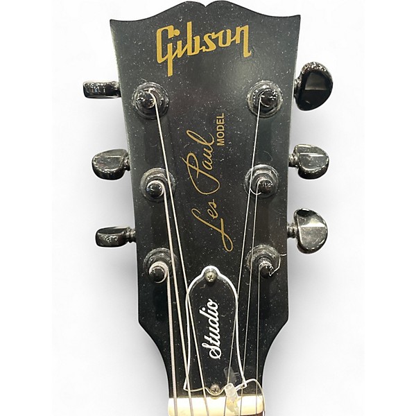 Used Gibson Les Paul Studio Red Solid Body Electric Guitar