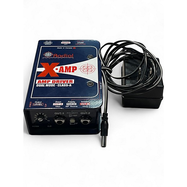 Used Radial Engineering X AMP AMP DRIVER DUAL MODE REAMP BOX Direct Box