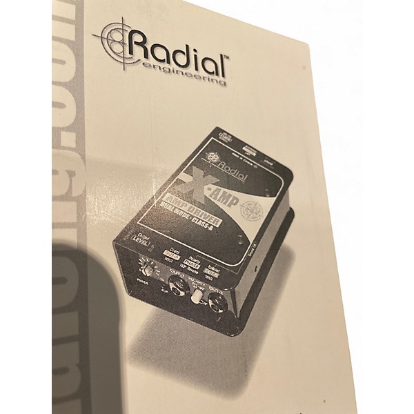Used Radial Engineering X AMP AMP DRIVER DUAL MODE REAMP BOX Direct Box