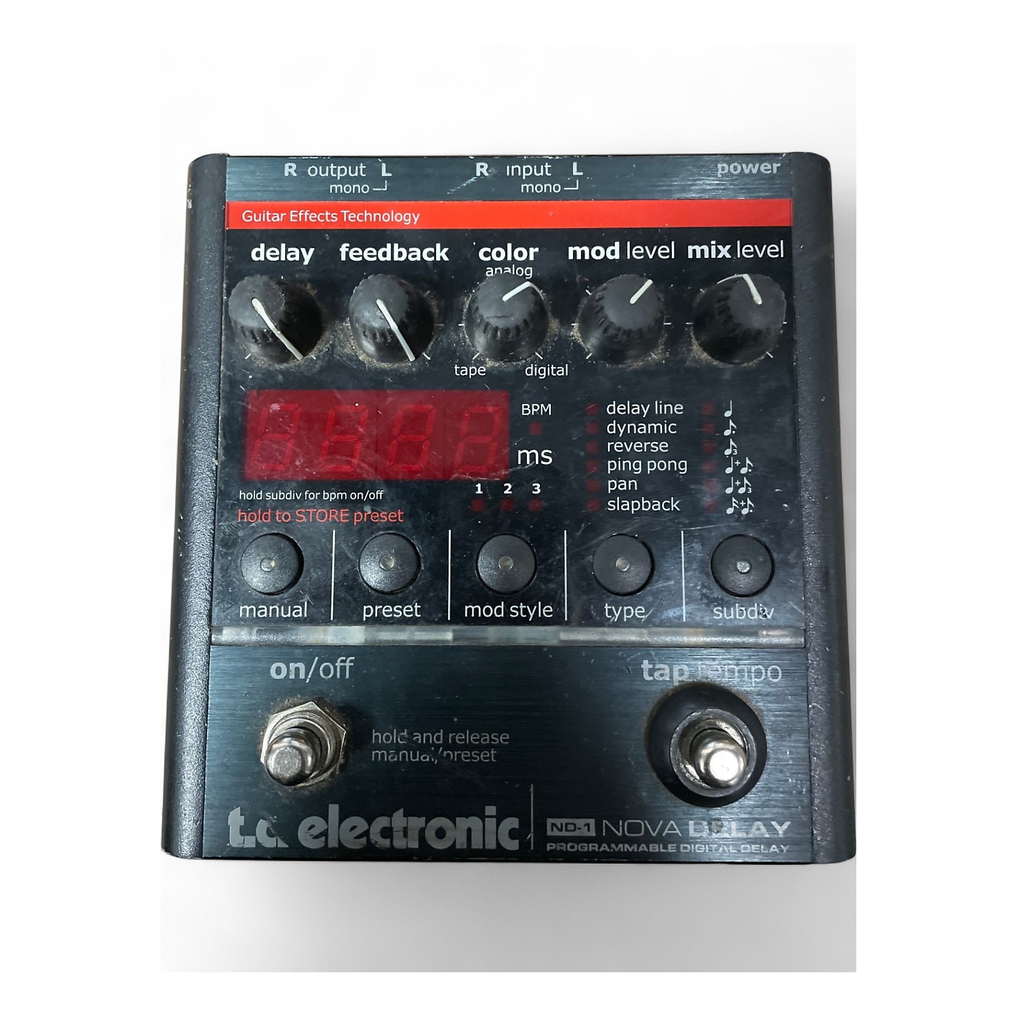 TC Electronic | Product | ND-1 NOVA DELAY