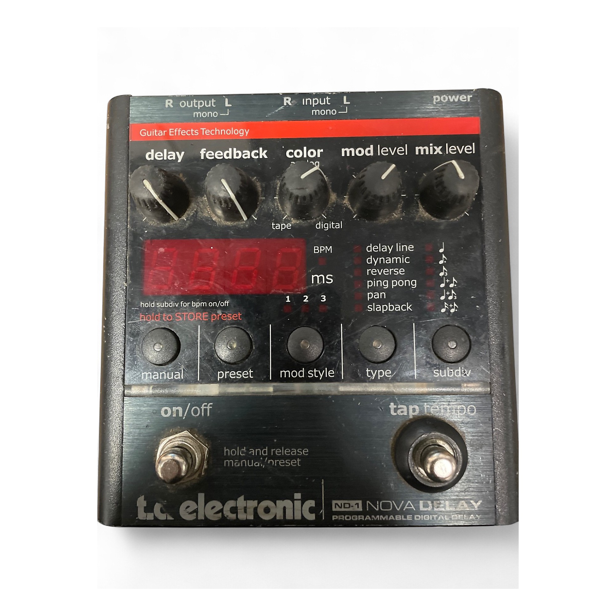 TC Electronic | Product | ND-1 NOVA DELAY