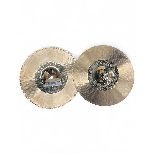 Used Zildjian 13.25in K Custom Hybrid Hi Hat Pair Cymbal