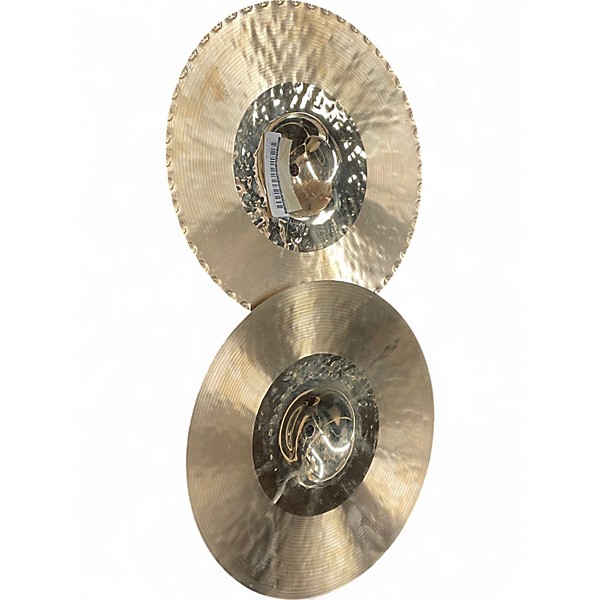 Used Zildjian 13.25in K Custom Hybrid Hi Hat Pair Cymbal