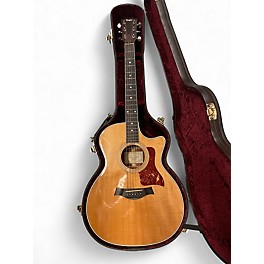 Used Taylor 414CE Natural Acoustic Electric Guitar