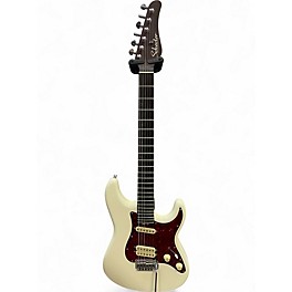 Used Schecter Guitar Research MV-6 Olympic White Solid Body Electric Guitar