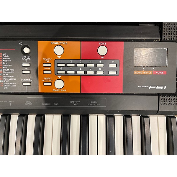 Used Yamaha PSR-F51 Keyboard Workstation