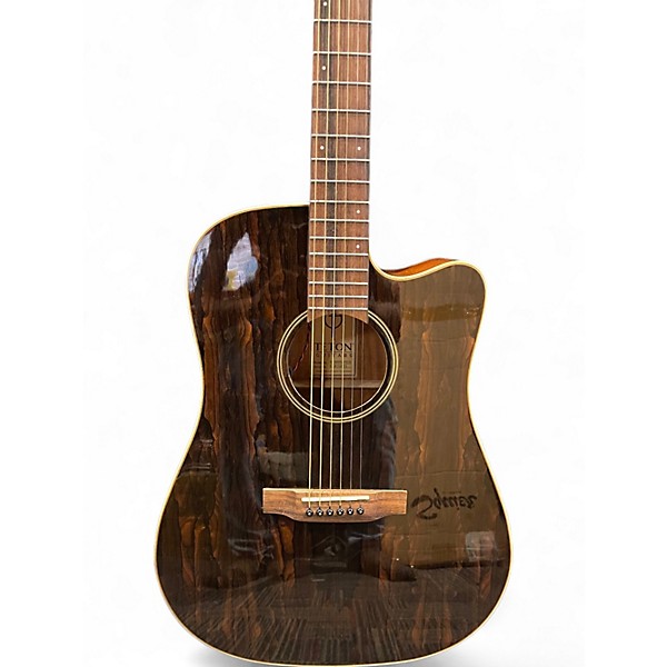 Used Teton STS000ZIGCE Mahogany Acoustic Electric Guitar