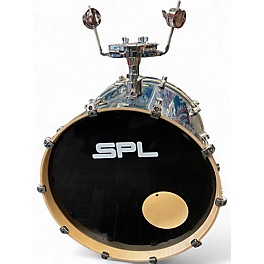Used SPL 5 Piece Velocity Blue Sparkle Drum Kit