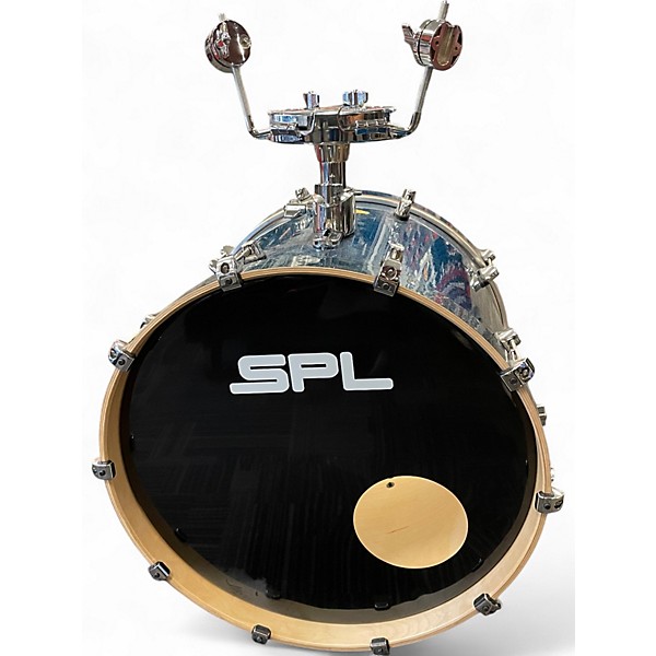 Used SPL 5 Piece Velocity Blue Sparkle Drum Kit