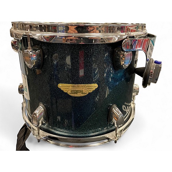 Used SPL 5 Piece Velocity Blue Sparkle Drum Kit