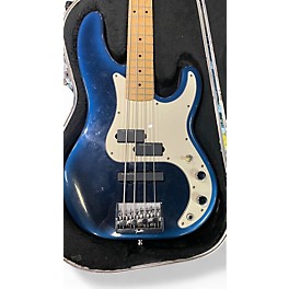 Used Fender Precision Bass Plus Midnight Blue Electric Bass Guitar