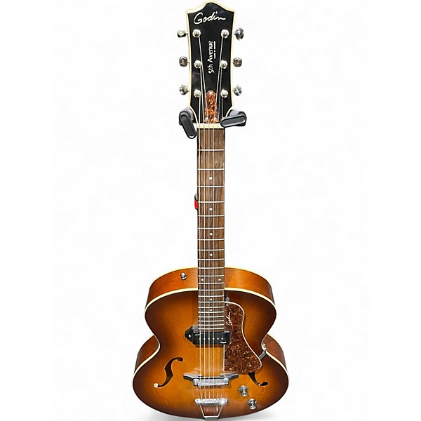 Used Godin Used Godin 5th Avenue Kingpin P90 Cognac Burst