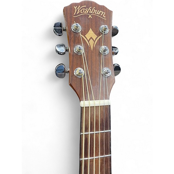Used Washburn WCG10SENS natural Acoustic Electric Guitar