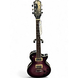 Used Xaviere PRO 500 Trans Purple Solid Body Electric Guitar