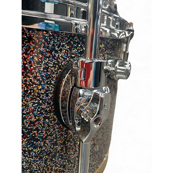 Used DW 3 Piece Performance Series CONFETTI SPARKLE Drum Kit