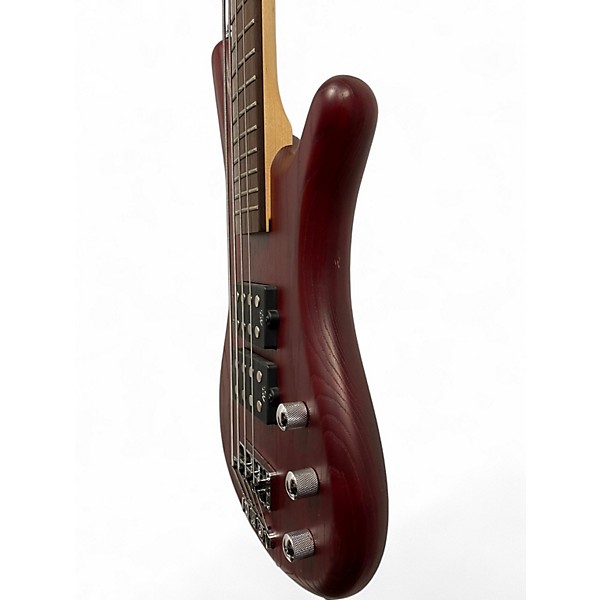 Used RockBass by Warwick Corvette BURGUNDY RED Electric Bass Guitar