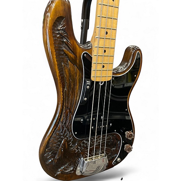 Vintage 1976 Univox EAGLE BASS WALNUT Electric Bass Guitar