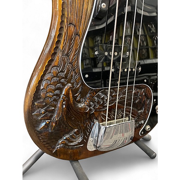 Vintage 1976 Univox EAGLE BASS WALNUT Electric Bass Guitar