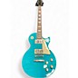 Used Epiphone Les Paul Standard TRANS BLUE QUILT TOP Solid Body Electric Guitar