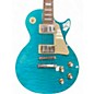 Used Epiphone Les Paul Standard TRANS BLUE QUILT TOP Solid Body Electric Guitar